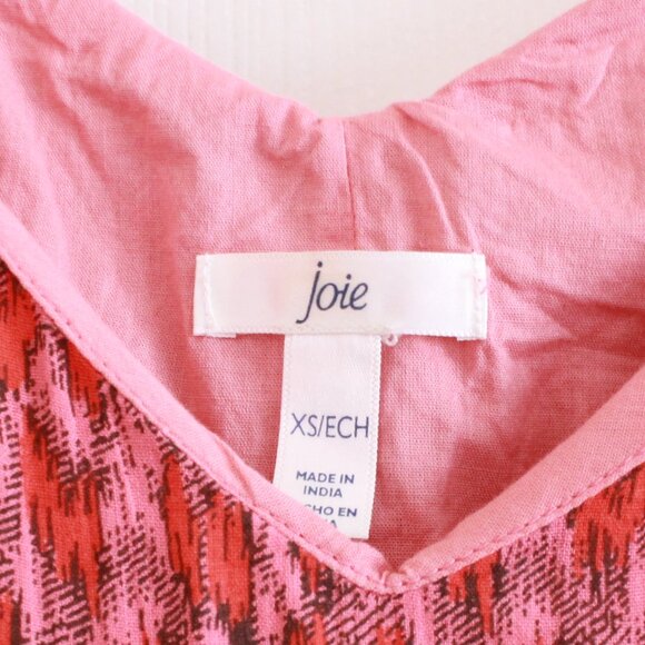 Joie Bondi Tiered Maxi Dress Sleeveless Cotton In Tea Rose - Picture 5 of 12